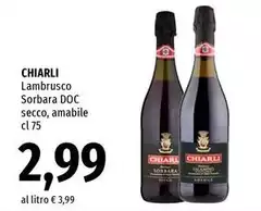 Chiarli - Lambrusco Sorbara DOC Secco, Amabile Chiarli - Lambrusco Sorbara DOC Secco, Amabile