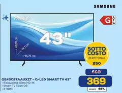 Samsung - QE43Q7FAUXZT - Q-Led Smart Tv 43" Samsung - QE43Q7FAUXZT - Q-Led Smart Tv 43"
