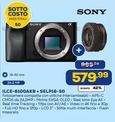 Sony - ILCE-6100AKB + SLP16-50 Sony - ILCE-6100AKB + SLP16-50