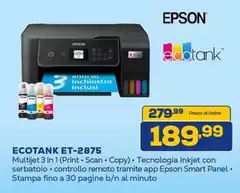 Epson - Ecotank Et-2875 Epson - Ecotank Et-2875