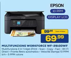 Epson - Multifunzione Workforce WF-2910DWF Epson - Multifunzione Workforce WF-2910DWF