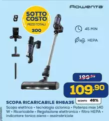 Rowenta - Scopa Ricaricabile RH6A35