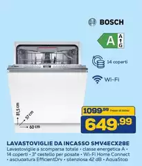Bosch - Lavastoviglie Da Incasso SMV4ECX28E Bosch - Lavastoviglie Da Incasso SMV4ECX28E