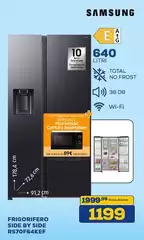 Samsung - Frigorifero Side By Side R50f64kef