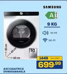 Samsung - Asciugatrice DV90DG6845LK Samsung - Asciugatrice DV90DG6845LK