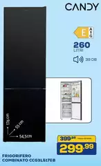 Candy - Frigorifero Combinato CCG3L517EB