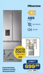 Hisense - Frigorifero FRENCH DOOR Rf632n4weiei
