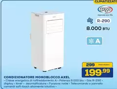 Argo - Condizionatore Monoblocco Axel Argo - Condizionatore Monoblocco Axel