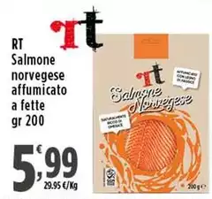 RT - Salmone Norvegese Affumicato A Fette RT - Salmone Norvegese Affumicato A Fette