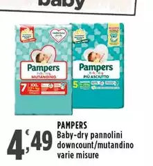 Pampers - Baby - Dry Pannolini Downcount
