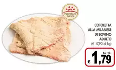 Cotoletta Alla Milanese Di Bovino Adulto