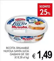 Galbani - Ricotta Spalmabile Nuvola Santa Lucia