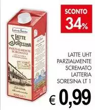 Latteria Soresina - Latte UHT Parzialmente Scremato