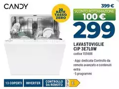 Candy - Lavastoviglie CIP 3E7L0W Candy - Lavastoviglie CIP 3E7L0W