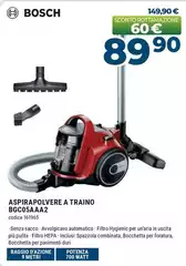 Bosch - Aspirapolvere A Traino BGC05AAA2 Bosch - Aspirapolvere A Traino BGC05AAA2