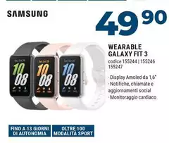 Samsung - Wearable Galaxy Fit 3 Samsung - Wearable Galaxy Fit 3