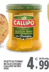 Gelateria callipo - Filetti Di Tonno In Olio Evo Bio
