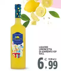 Limoncetta di sorrento - Liquore Limoncetta Di Sorrento IGP