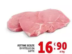 Fettine Scelte Di Vitello Da Latte