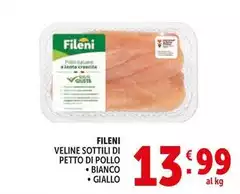 Fileni - Veline Sottili Di Petto Di Pollo Bianco/ Giallo