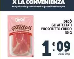 Bassi - Gli Affettati Prosciutto Crudo