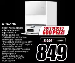 Dreame - Robot Aspirapolvere E Lavapavimenti Aqua 10 Ultra Roller Complete