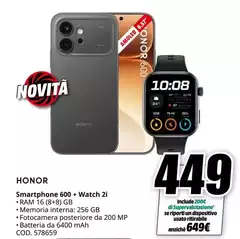 Honor - Smartphone 600+ Watch 2i Honor - Smartphone 600+ Watch 2i