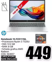 HP - Notebook 15-fc0111nl