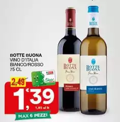 Botte buona - Vino D'italia Bianco/Rosso