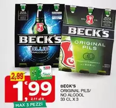 Becks - Original Pils/ No Alcool Becks - Original Pils/ No Alcool