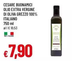Cesare Buonamici - Olio Extra Vergine Di Oliva Grezzo 100% Italiano