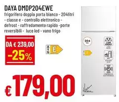 Daya - Frigorifero Dmdp204ewe Daya - Frigorifero Dmdp204ewe