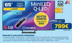 LG - Miniled Q-led Smart 65QNED93
