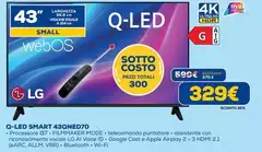 LG - Q-Led Smart 43QNED70