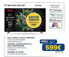 TCL - Tv Qd-Mini Led 65" 65C69K