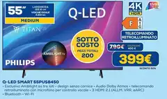 Philips - Q-Led Smart 55PUS8450