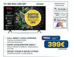 TCL - Tv Qd-Mini Led 50" 50C69K