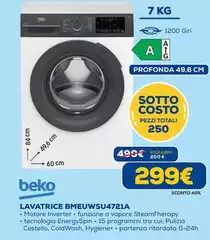 Beko - Lavatrice BMEUWSU4721A Beko - Lavatrice BMEUWSU4721A