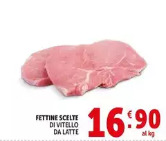 Fettine Scelte Di Vitello Da Latte