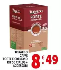 Forte - Caffè  E Cremoso Kit 50 Cialde + Accessori
