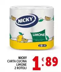 Nicky - Carta Cucina Limone