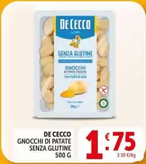 De Cecco - Gnocchi Di Patate Senza Glutine