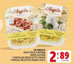 De angelis - Pasta Fresca Ripiena Senza Glutine/ Tortelli Ricotta E Spinaci