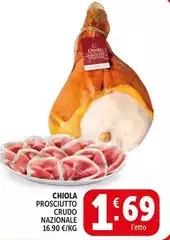 Chiola - Prosciutto Crudo Nazionale