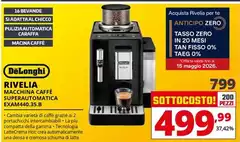De Longhi - Rivelia Macchina Caffè Superautomatica EXAM440.35.B