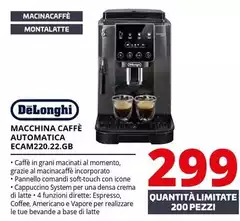 De Longhi - Macchina Caffè Automatica ECAM220.22.GB