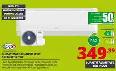 Argo - Cilimatizzatore Mono Split Greenstyle Top