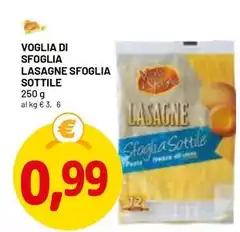 Voglia di sfoglia - Lasagne Sfoglia Sottile