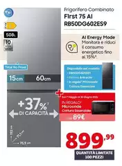 Samsung - Frigorifero Combinato Fist 75 AI RB50DG602ES9