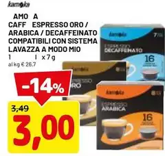 Espresso - Amo A Caff Oro/Arabica/Decaffeinato Compatibili Con Sistema Lavazza A Modo Mio Espresso - Amo A Caff Oro/Arabica/Decaffeinato Compatibili Con Sistema Lavazza A Modo Mio